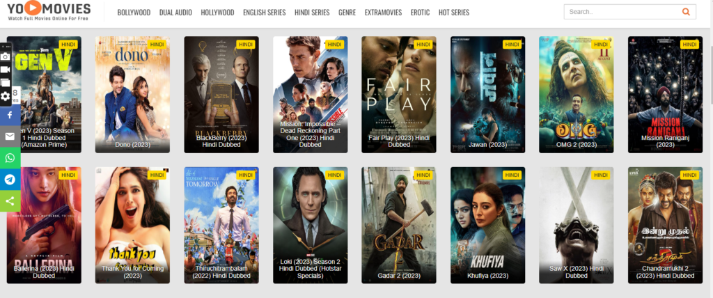 YoMovies : Best Platform To Watch & Download Latest HD Movies For Free